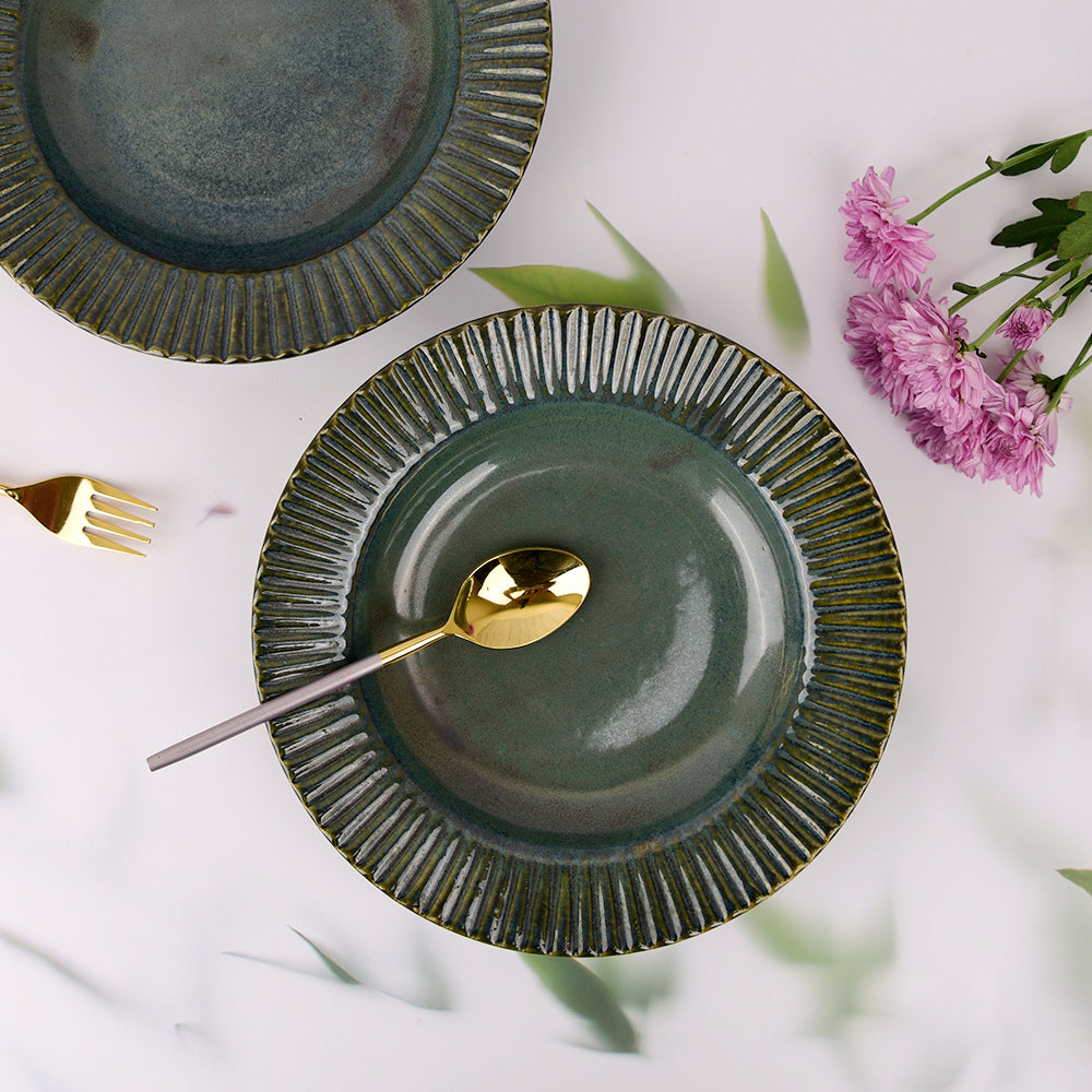 Sage Green Pasta Plates