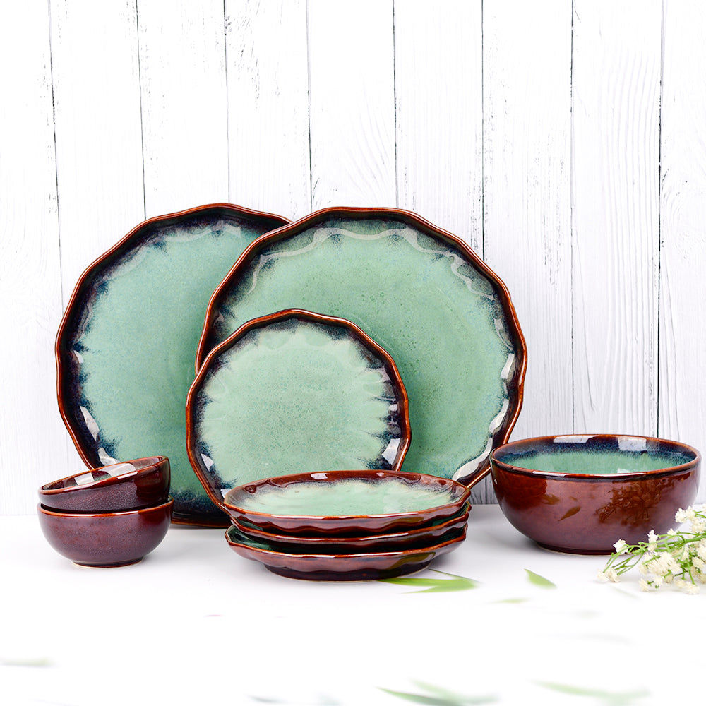 Luxe Jade Dinner Set