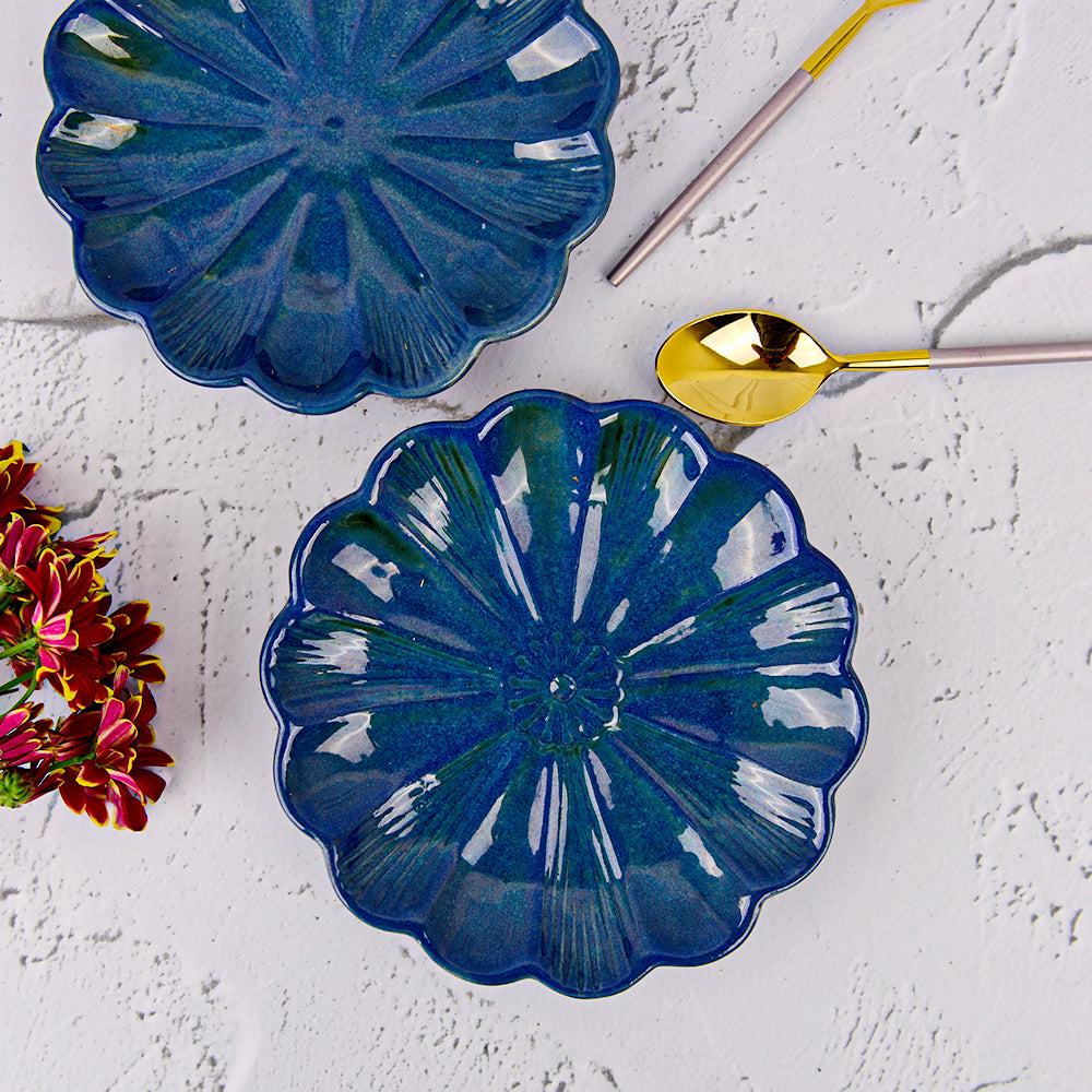 Flower Snack Plates