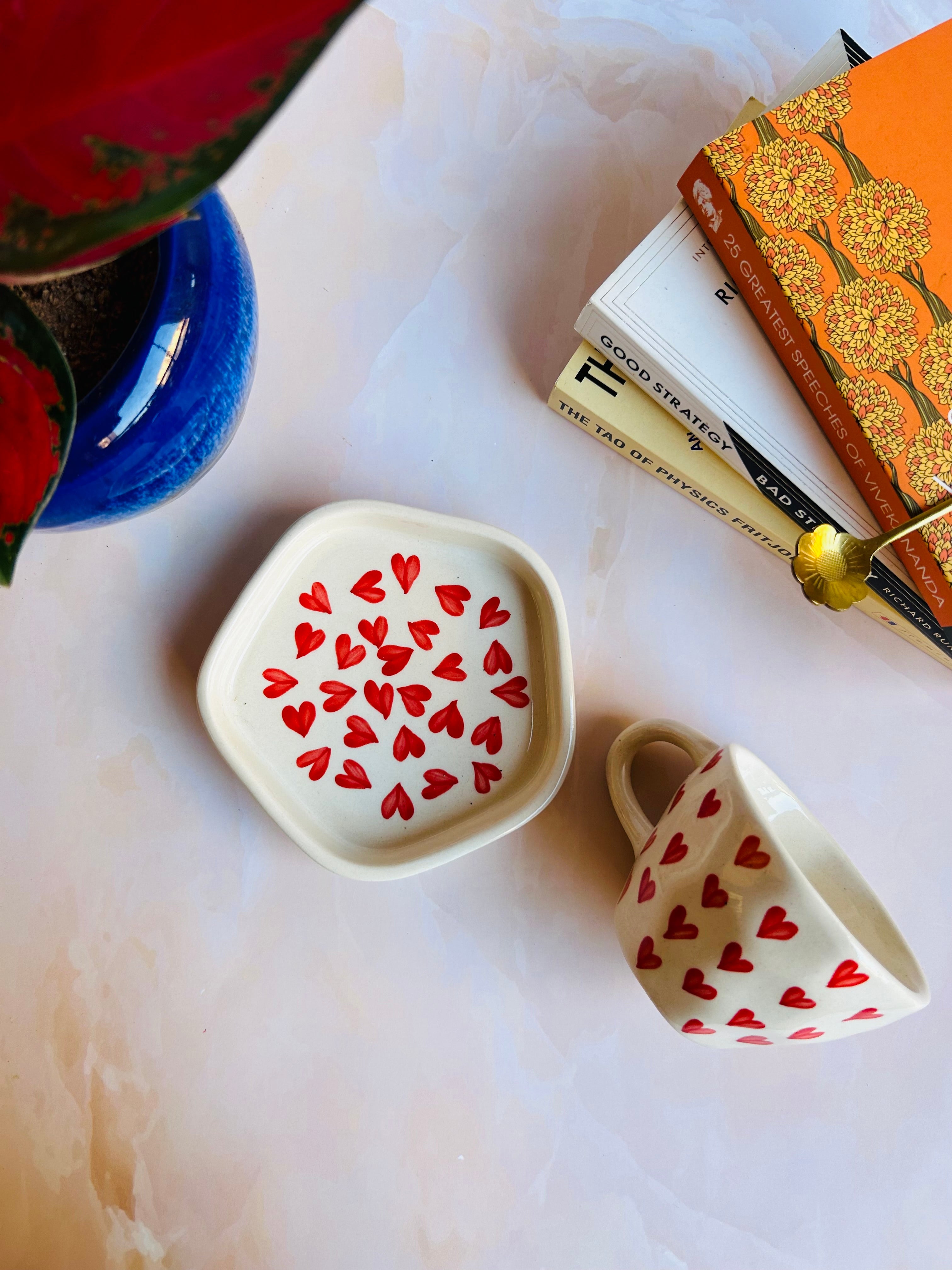 Beating Heart Mugs set