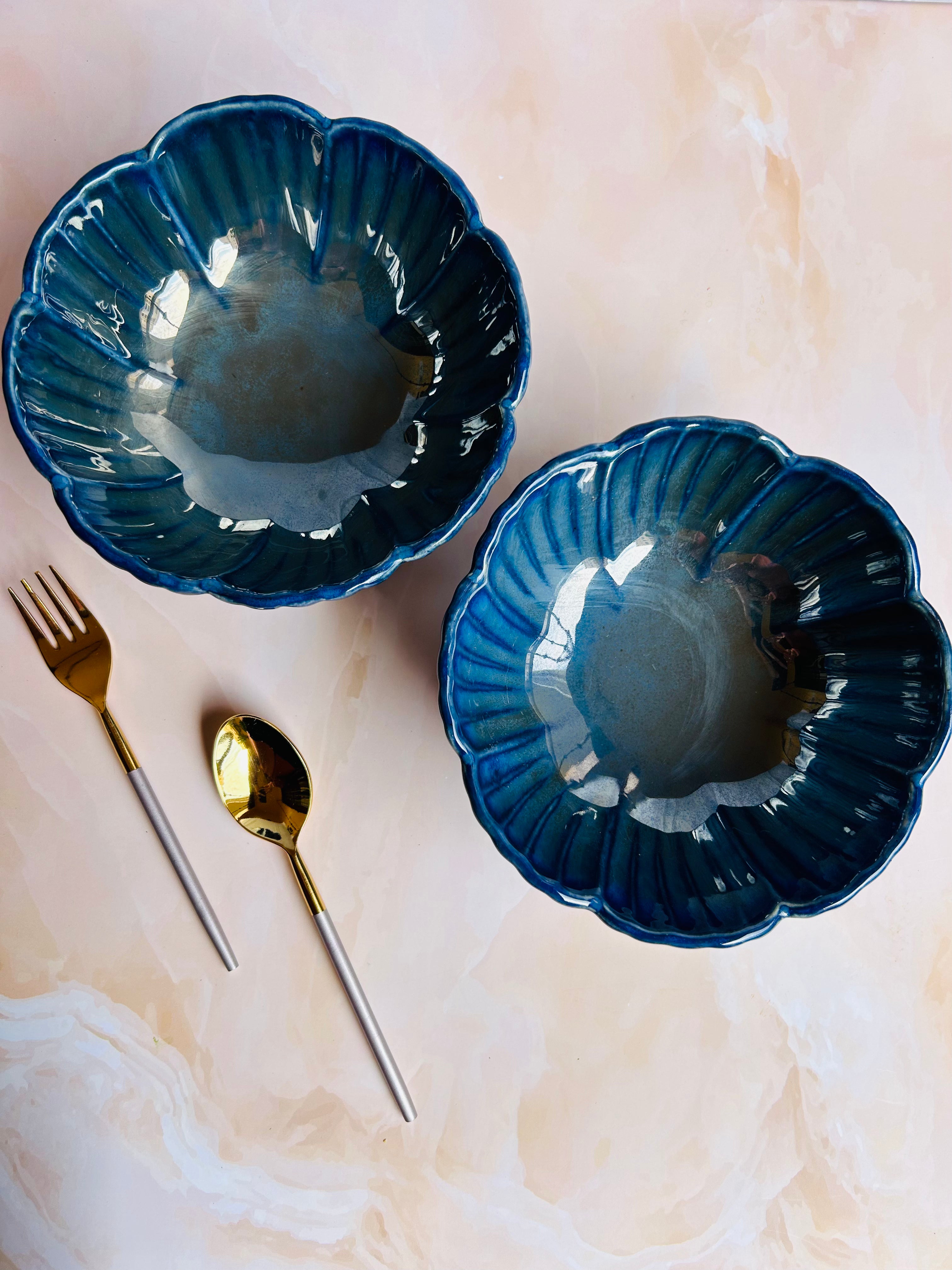 Blue Blossom Bowls