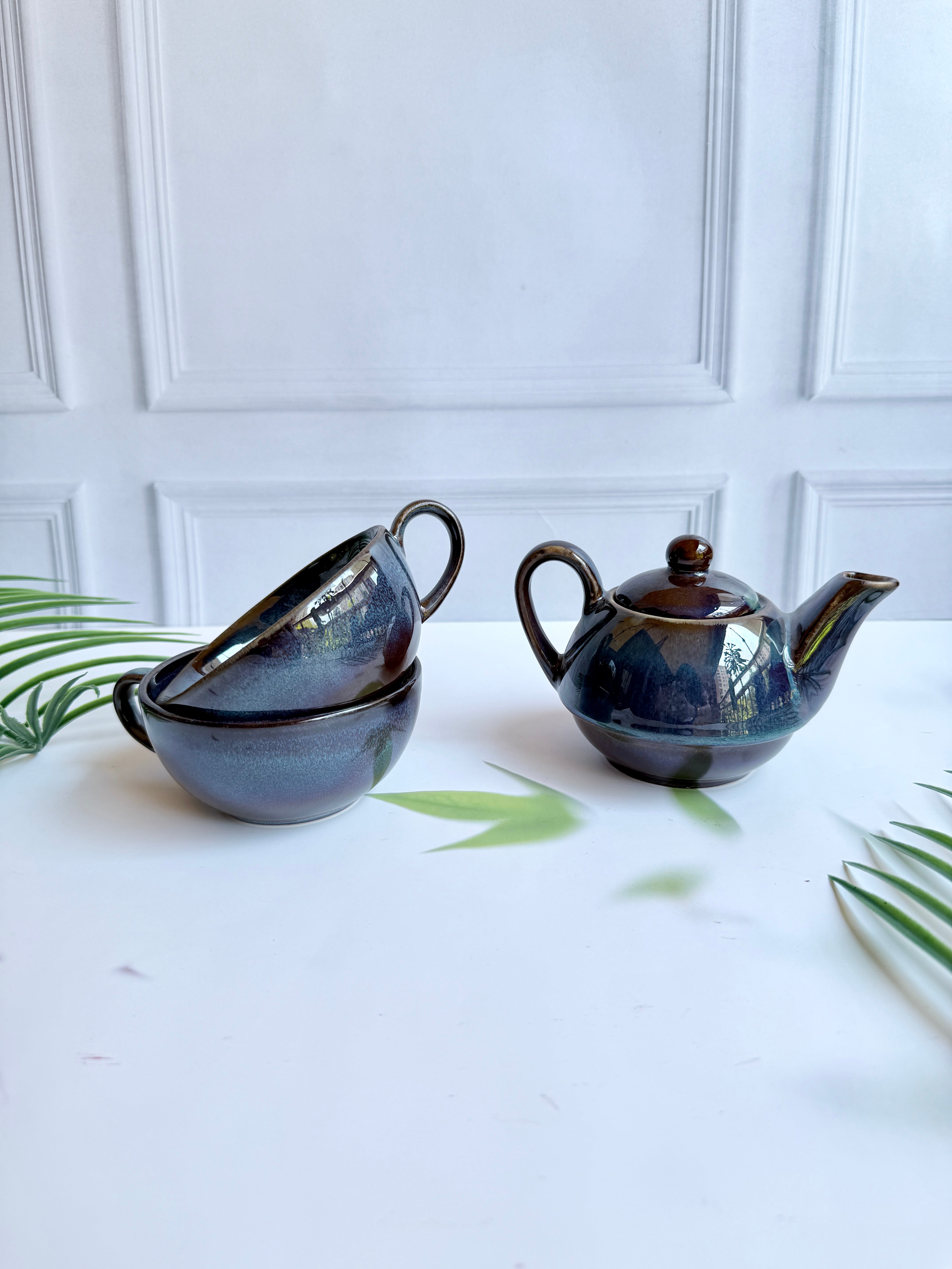 The Blue Hour Brews Tea Set