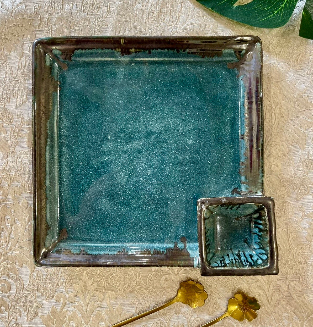 Teal Serenity Platter